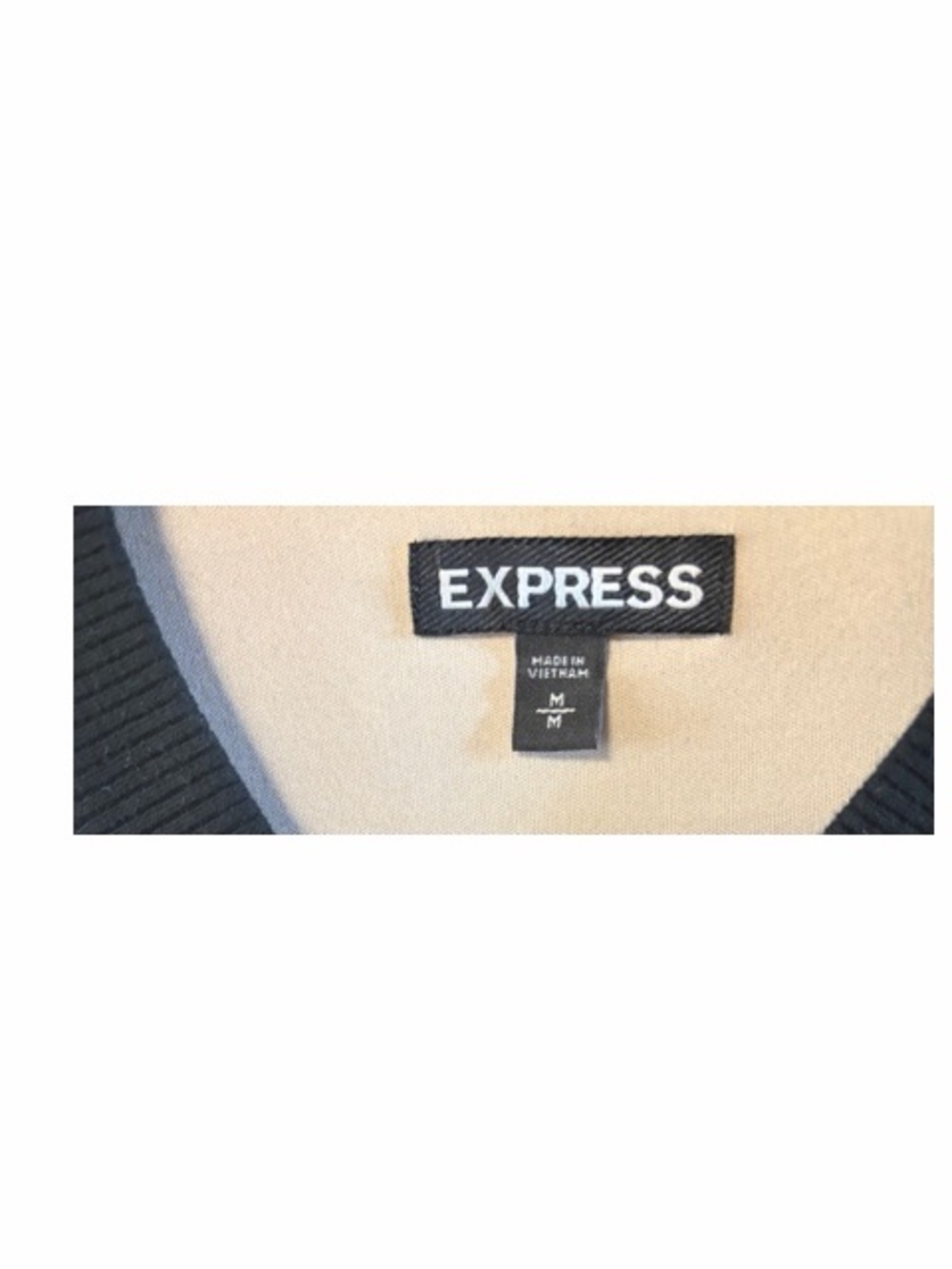 Express Black Lace Bomber Jacket - Picture 5 of 6
